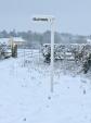 Image: Osgathorpe sign post in the snow