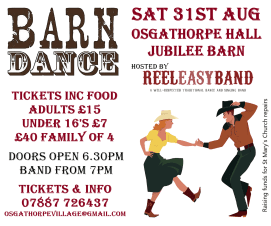 Barn Dance - Saturday 18th August